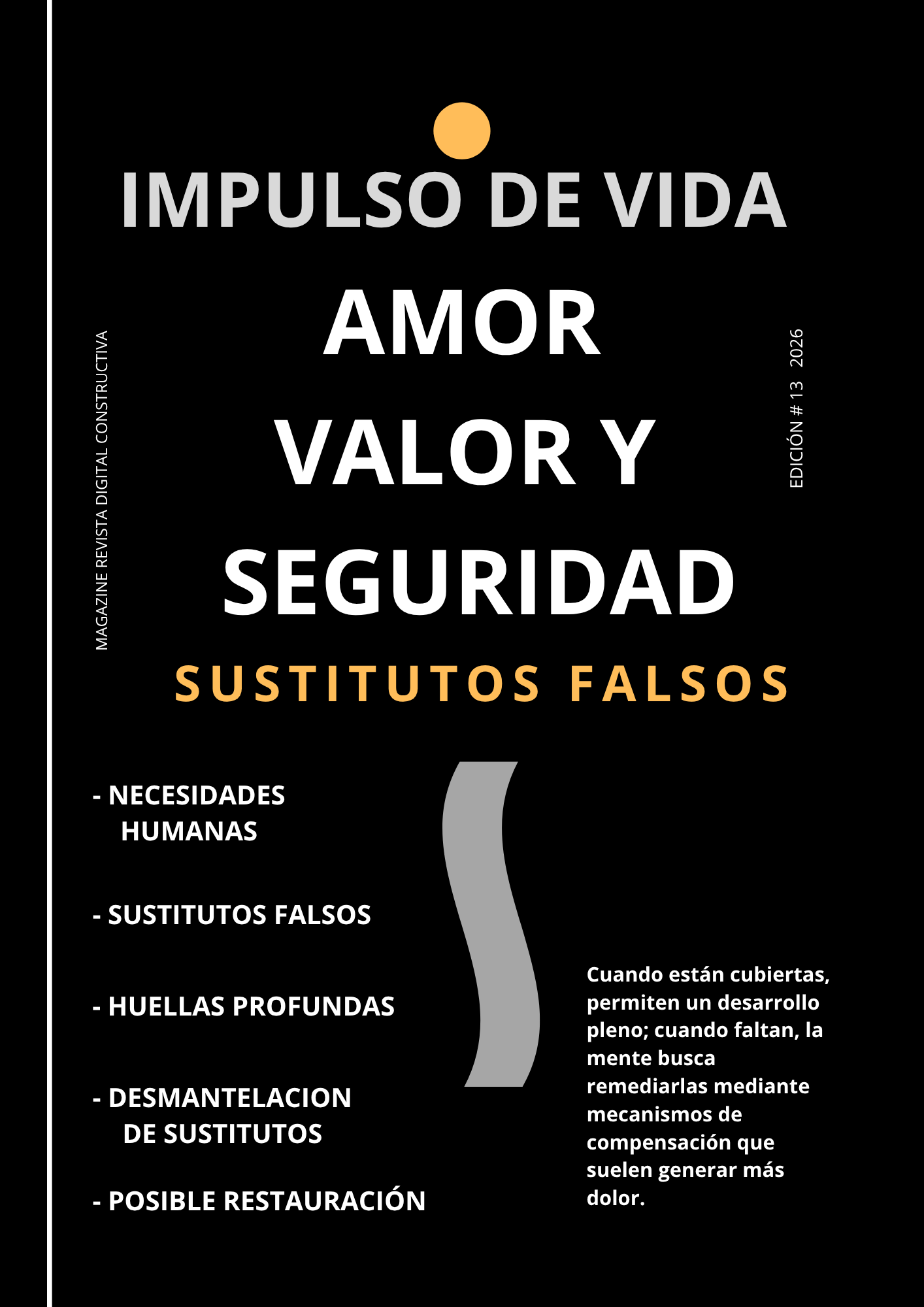 Revista digital constructiva:El amor,el valor y la seguridad